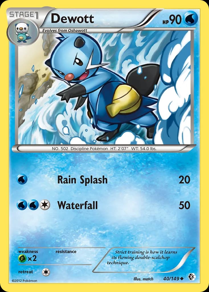 Boundaries Crossed Dewott card front, 40/149