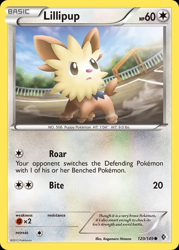 Boundaries Crossed Lillipup card front, 120/149