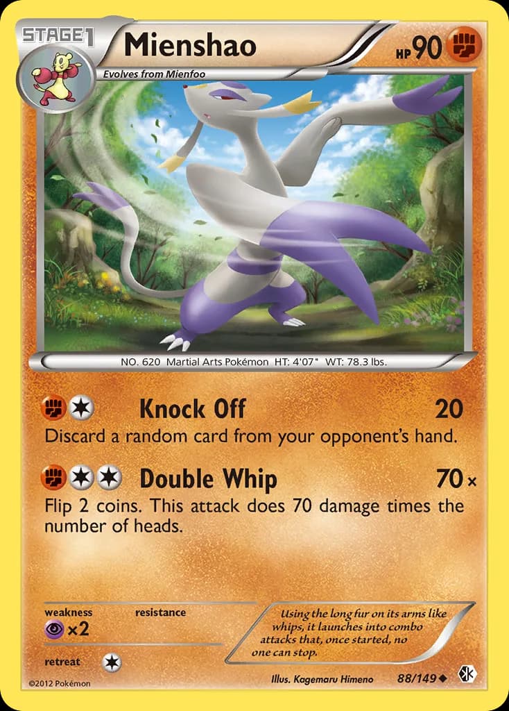 Boundaries Crossed Mienshao card front, 88/149