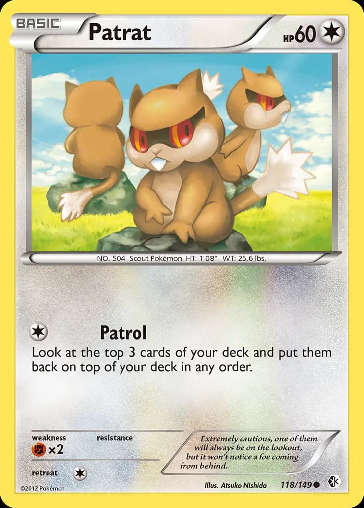 Boundaries Crossed Patrat card front, 118/149