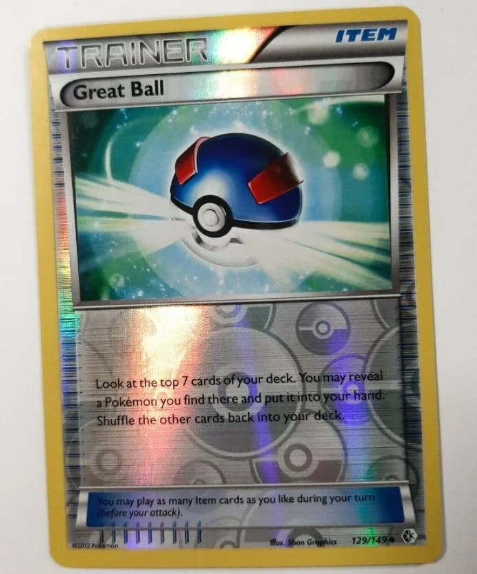 Great Ball reverse holo card front, Boundaries Crossed 129/149