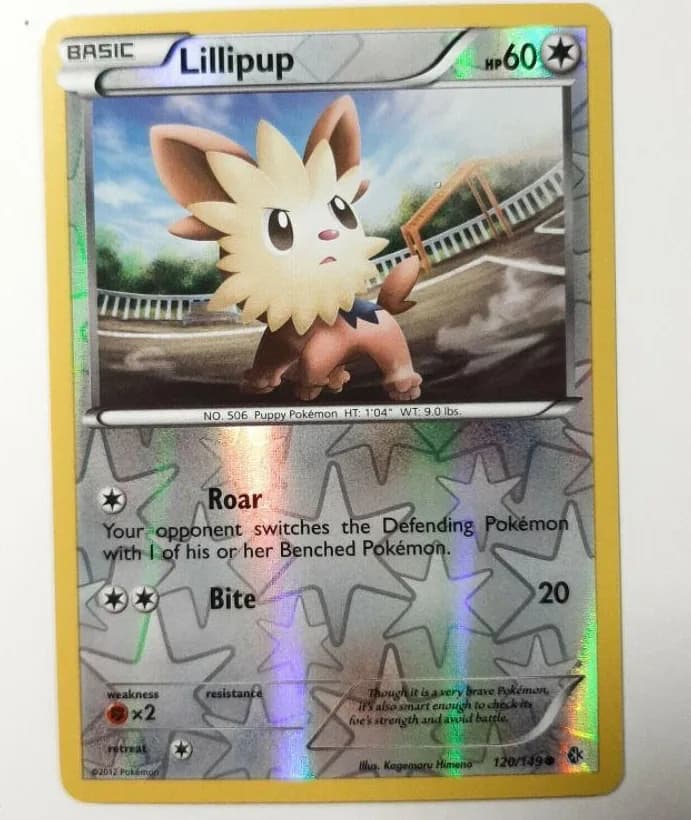 Lillipup reverse holo card front, Boundaries Crossed 120/149