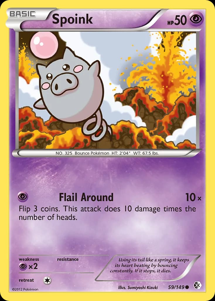 Boundaries Crossed Spoink card front, 59/149