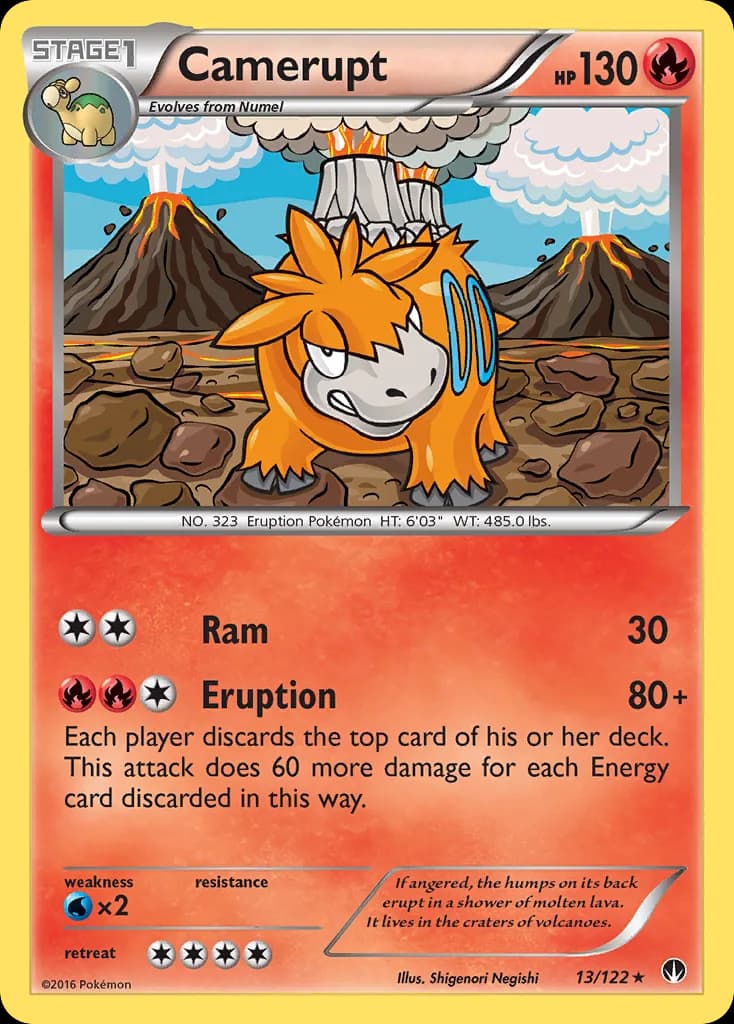 BREAKpoint Camerupt card front, 13/122