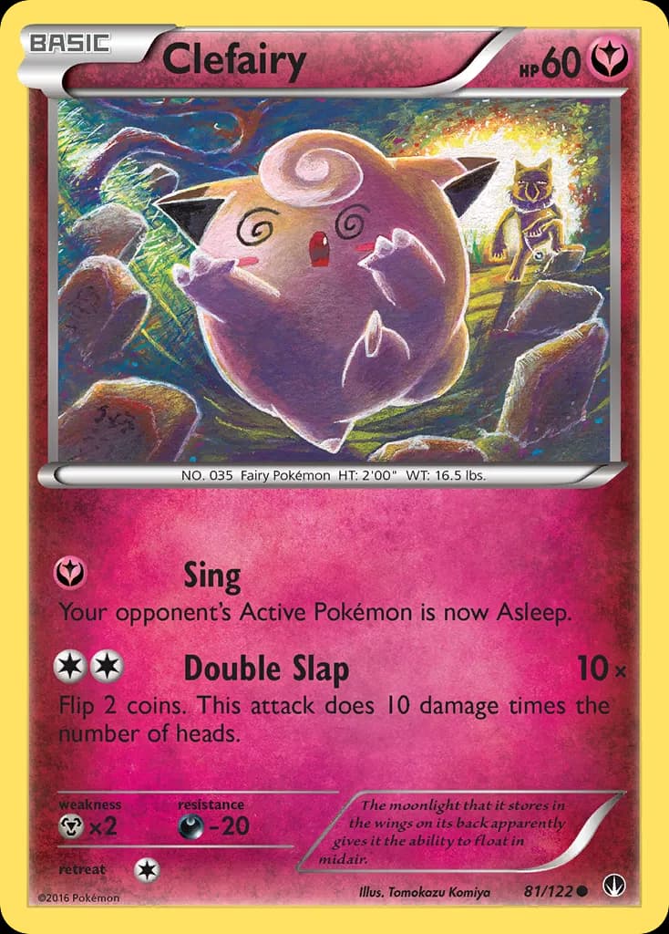 BREAKpoint Clefairy card front, 81/122