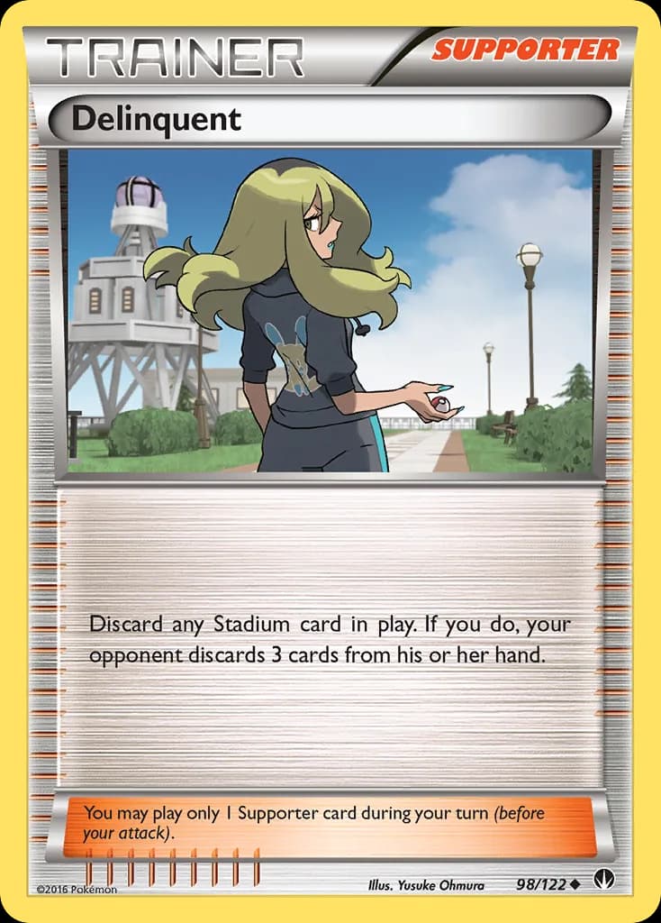 BREAKpoint Delinquent card front, 98/122