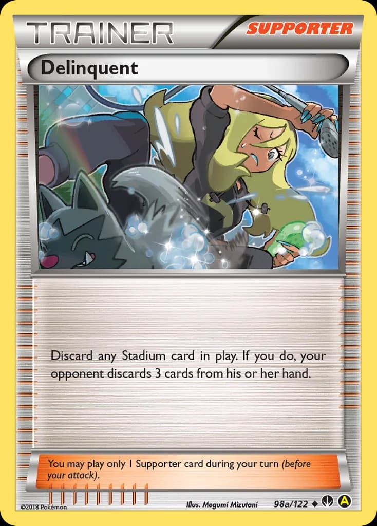 BREAKpoint Delinquent card front, 98a/122