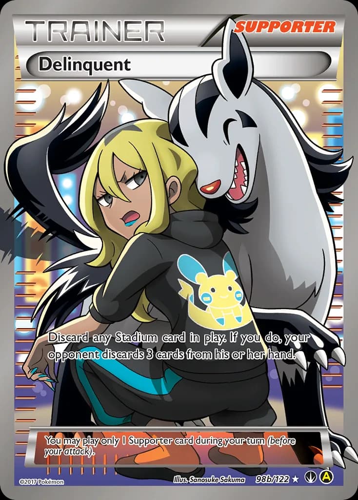 BREAKpoint Delinquent card front, 98b/122