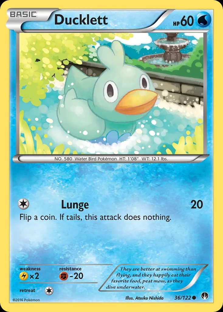 BREAKpoint Ducklett card front, 36/122