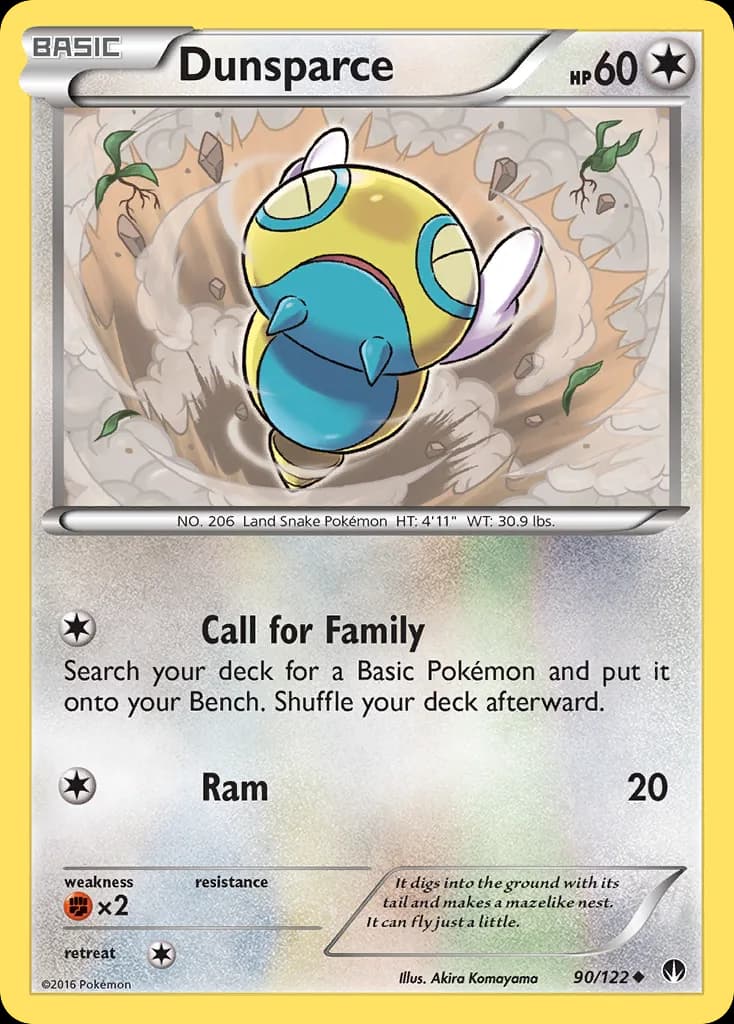 BREAKpoint Dunsparce card front, 90/122