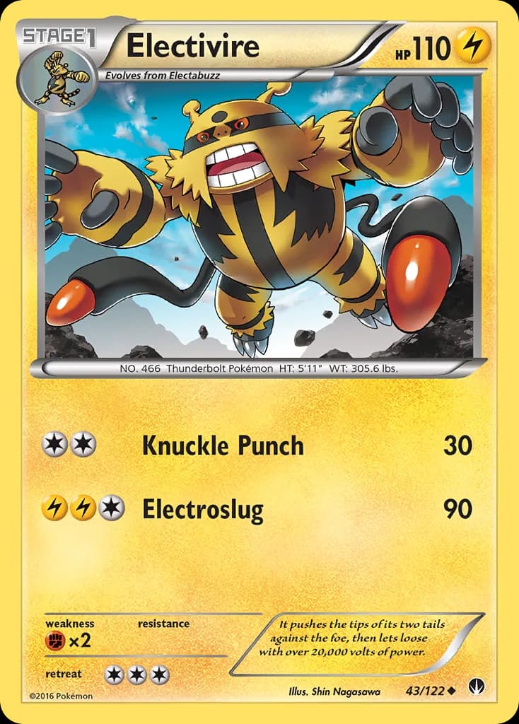 BREAKpoint Electivire card front, 43/122
