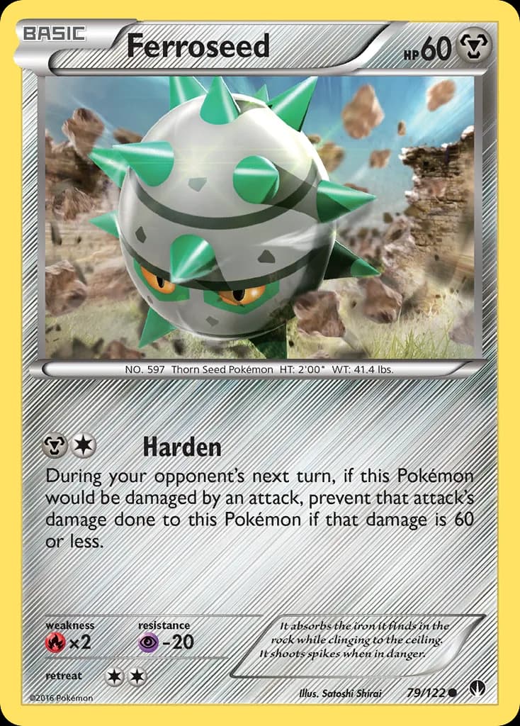 BREAKpoint Ferroseed card front, 79/122