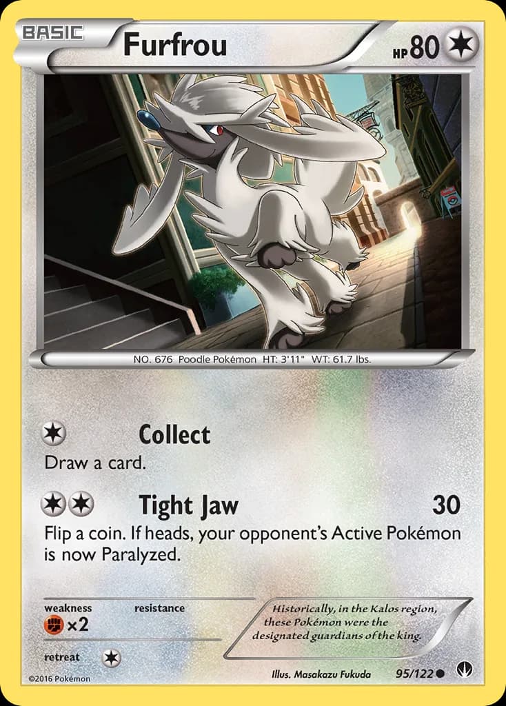 BREAKpoint Furfrou card front, 95/122
