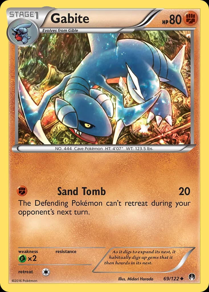BREAKpoint Gabite card front, 69/122