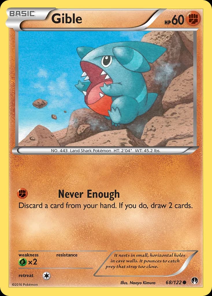 BREAKpoint Gible card front, 68/122