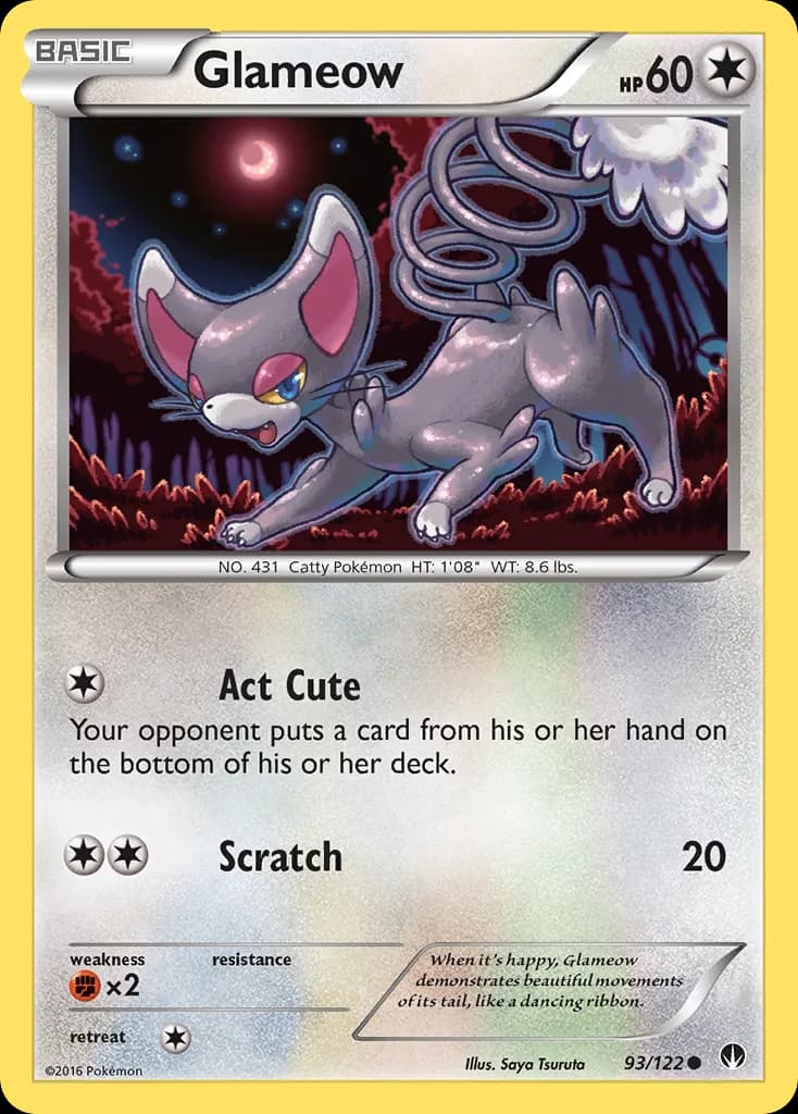 BREAKpoint Glameow card front, 93/122