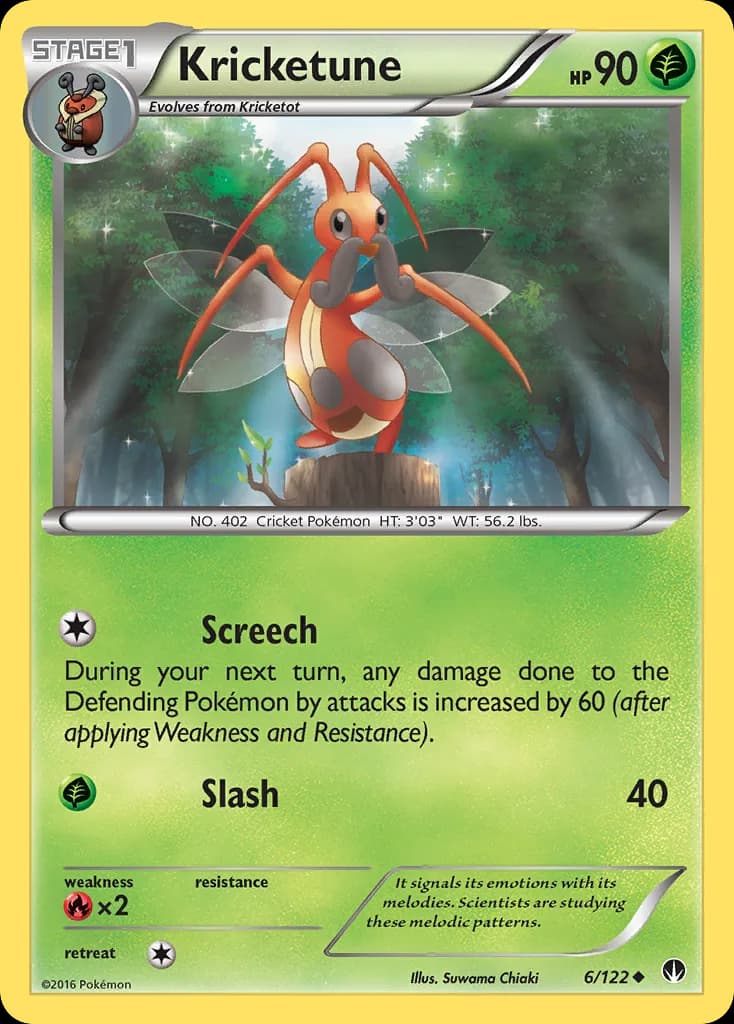 BREAKpoint Kricketune card front, 6/122