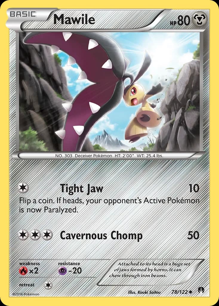 BREAKpoint Mawile card front, 78/122