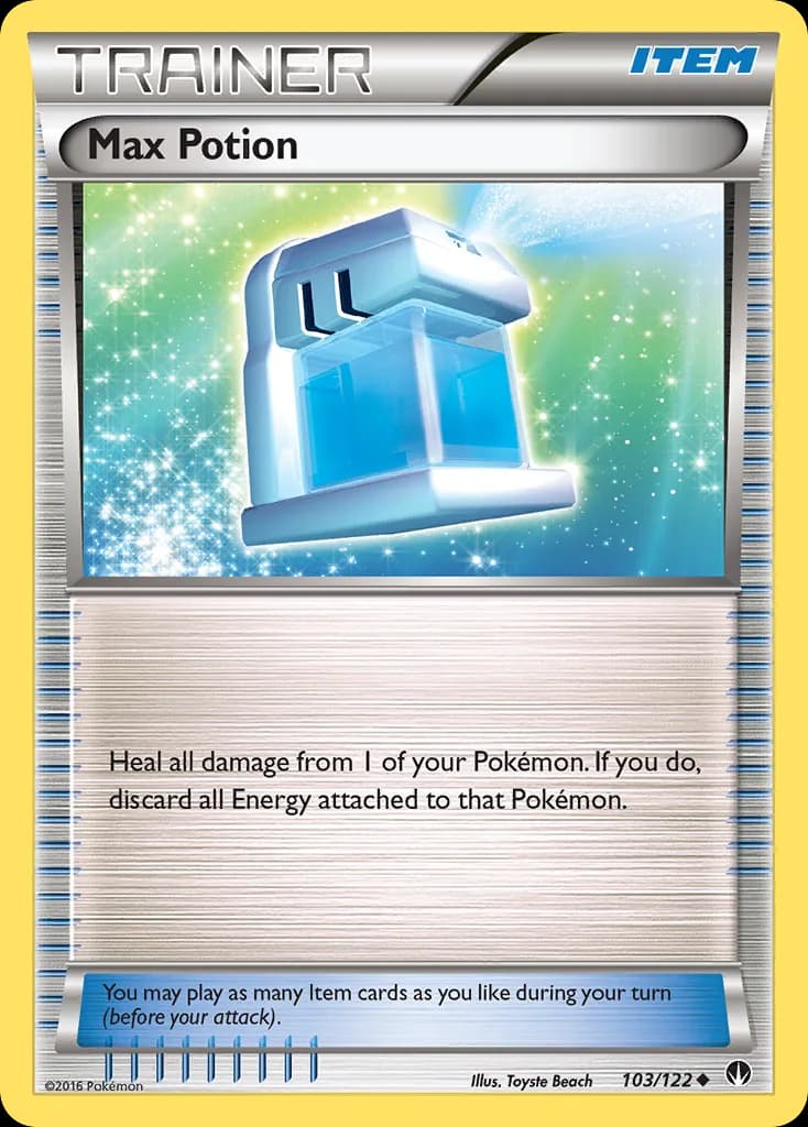 BREAKpoint Max Potion card front, 103/122