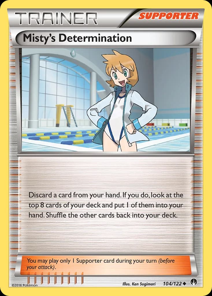 BREAKpoint Misty's Determination card front, 104/122