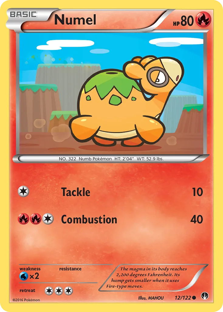 BREAKpoint Numel card front, 12/122