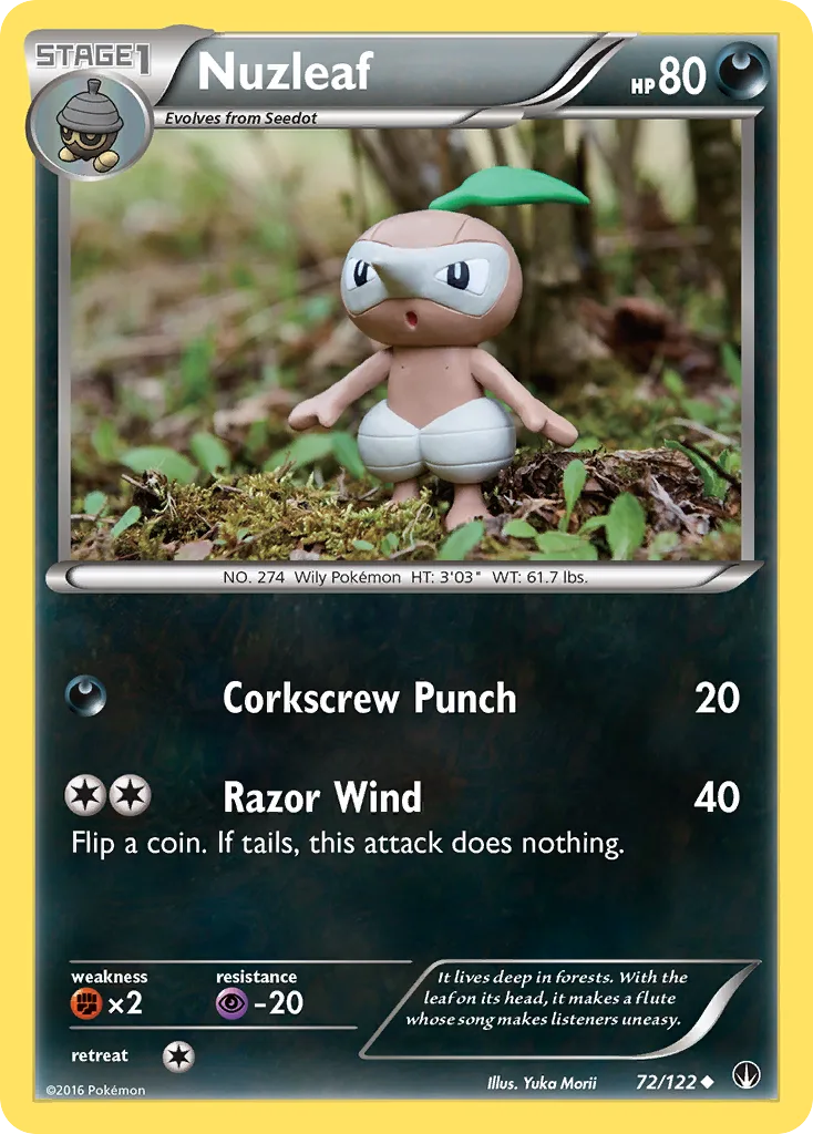 BREAKpoint Nuzleaf card front, 72/122