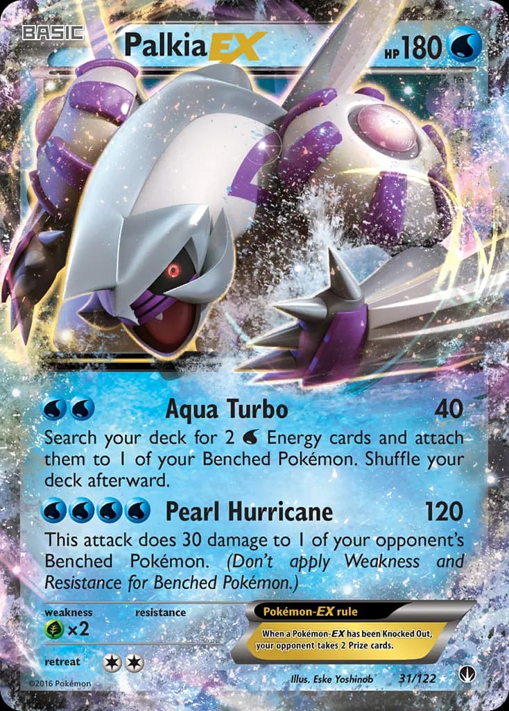 BREAKpoint Palkia-EX card front, 31/122