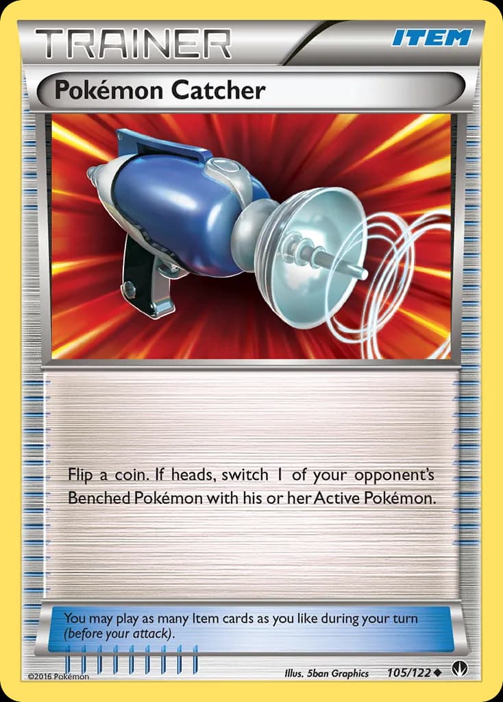 BREAKpoint Pokémon Catcher card front, 105/122