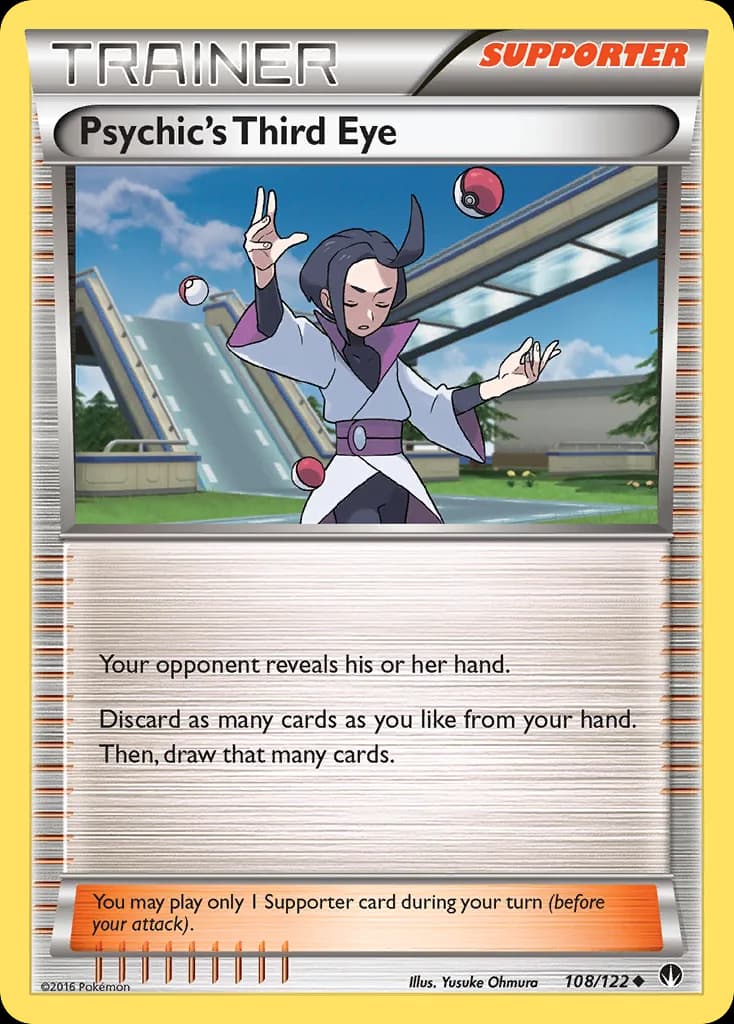 BREAKpoint Psychic's Third Eye card front, 108/122
