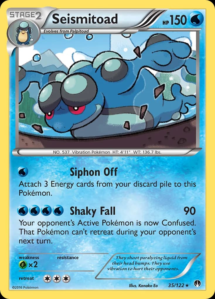 BREAKpoint Seismitoad card front, 35/122