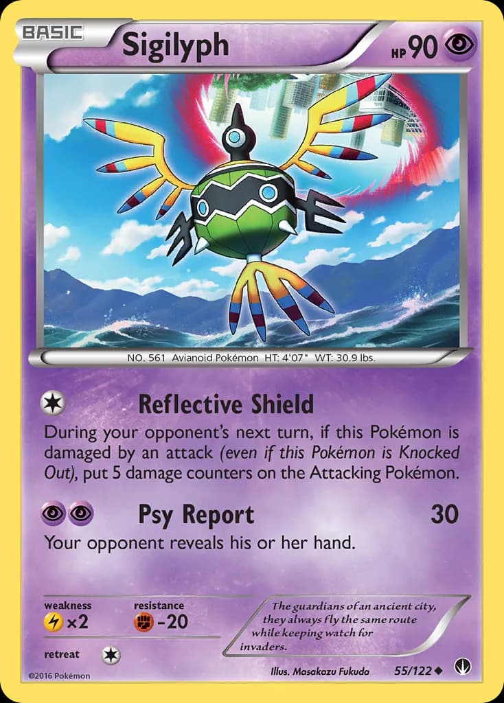 BREAKpoint Sigilyph card front, 55/122