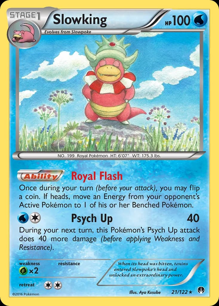 BREAKpoint Slowking card front, 21/122