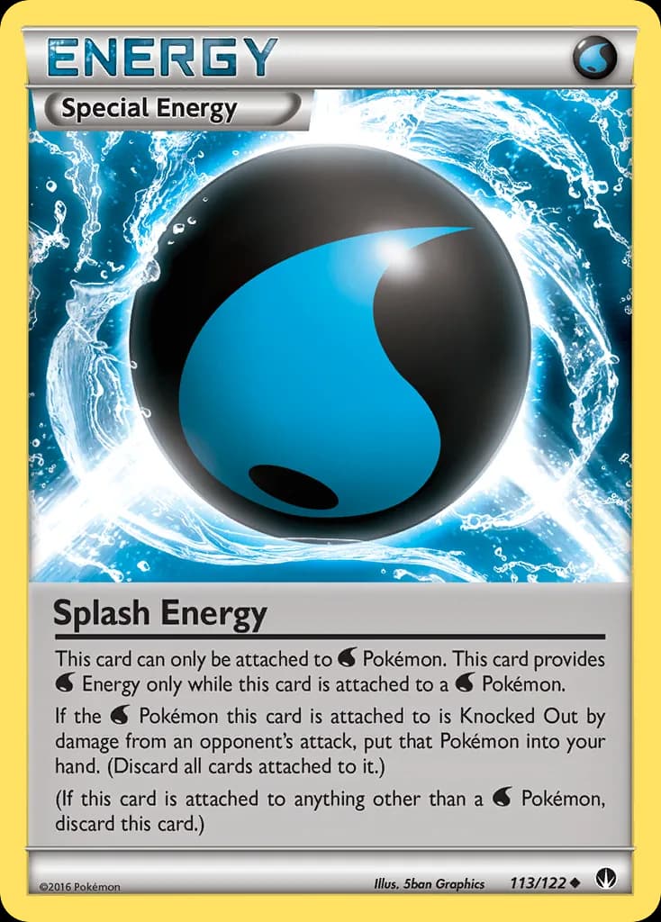 BREAKpoint Splash Energy card front, 113/122