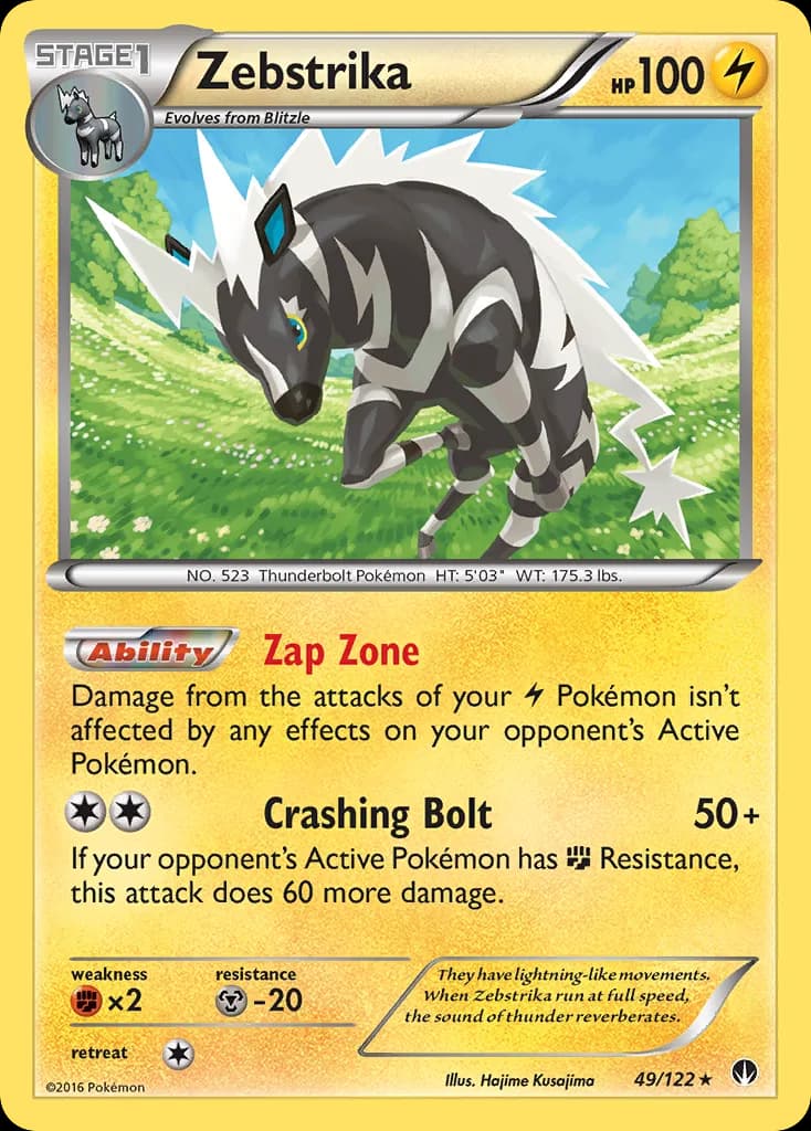 BREAKpoint Zebstrika card front, 49/122