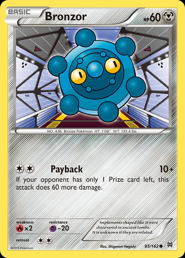 BREAKthrough Bronzor card front, 95/162
