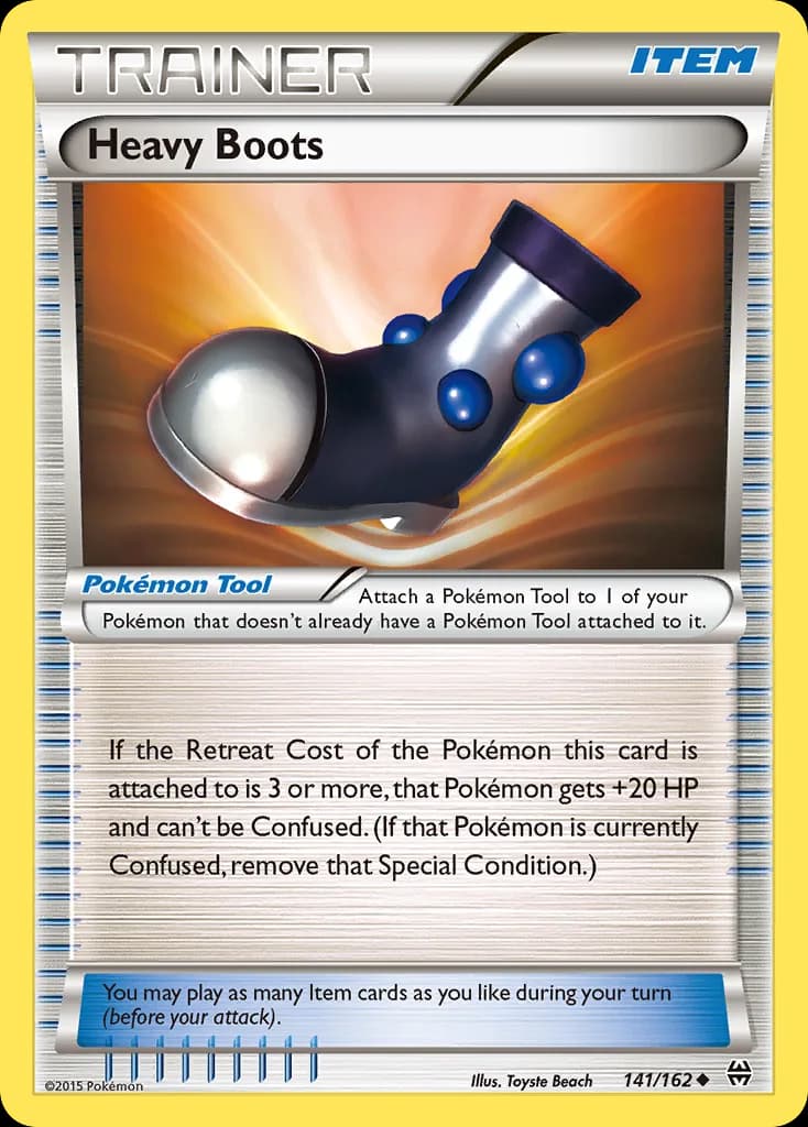 BREAKthrough Heavy Boots card front, 141/162