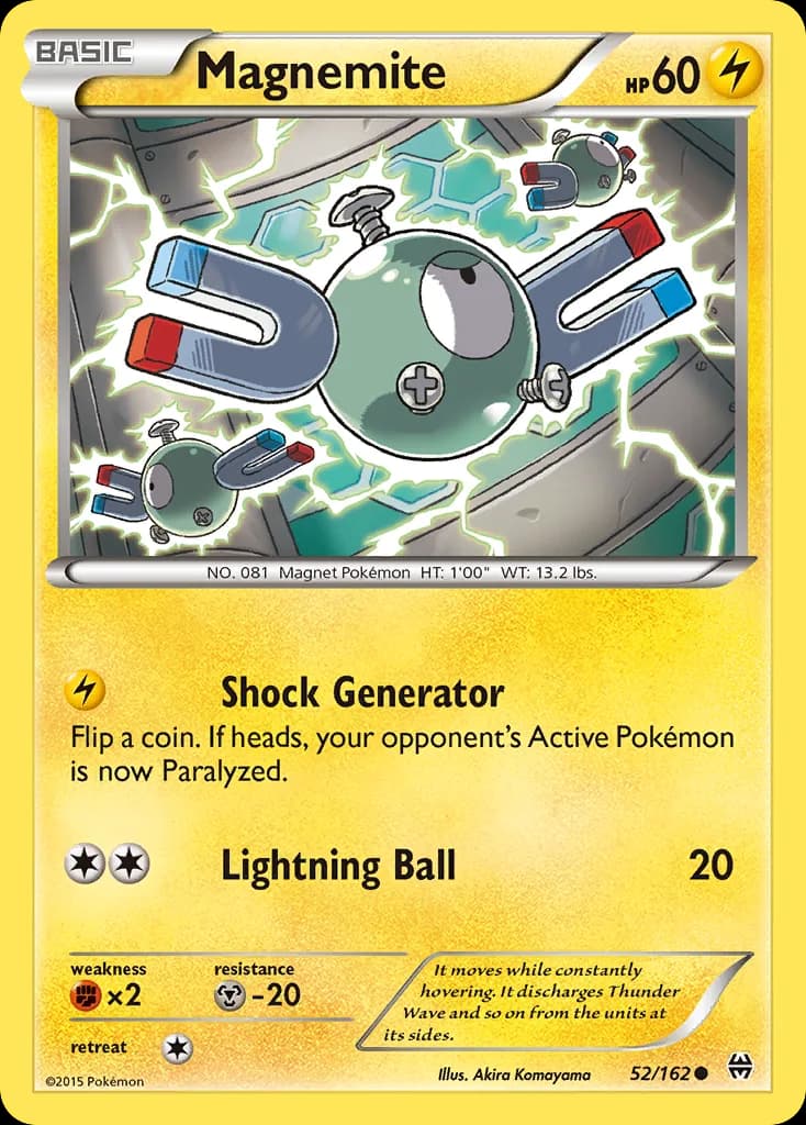 BREAKthrough Magnemite card front, 52/162
