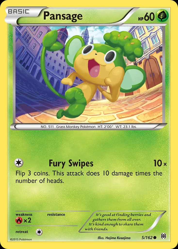 BREAKthrough Pansage card front, 5/162