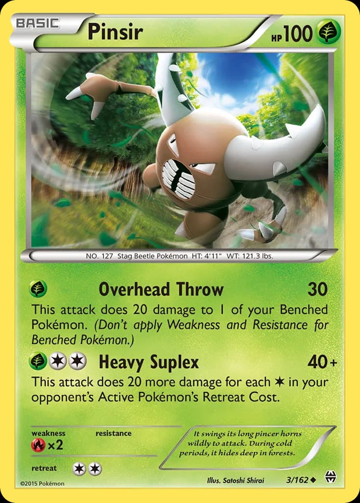 BREAKthrough Pinsir card front, 3/162