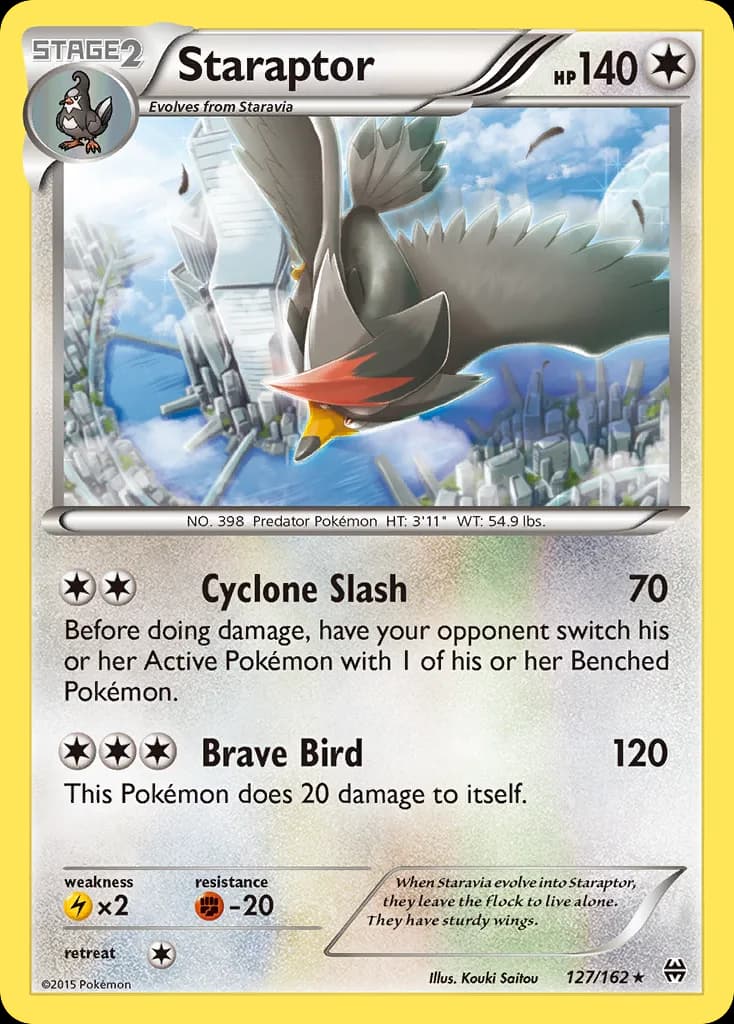 BREAKthrough Staraptor card front, 127/162