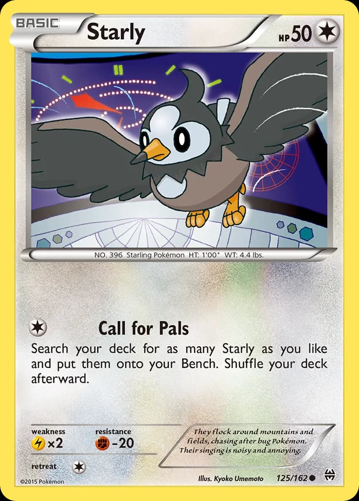 BREAKthrough Starly card front, 125/162