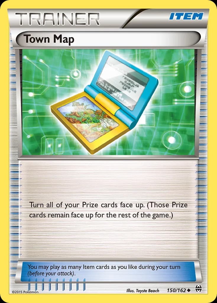 BREAKthrough Town Map card front, 150/162