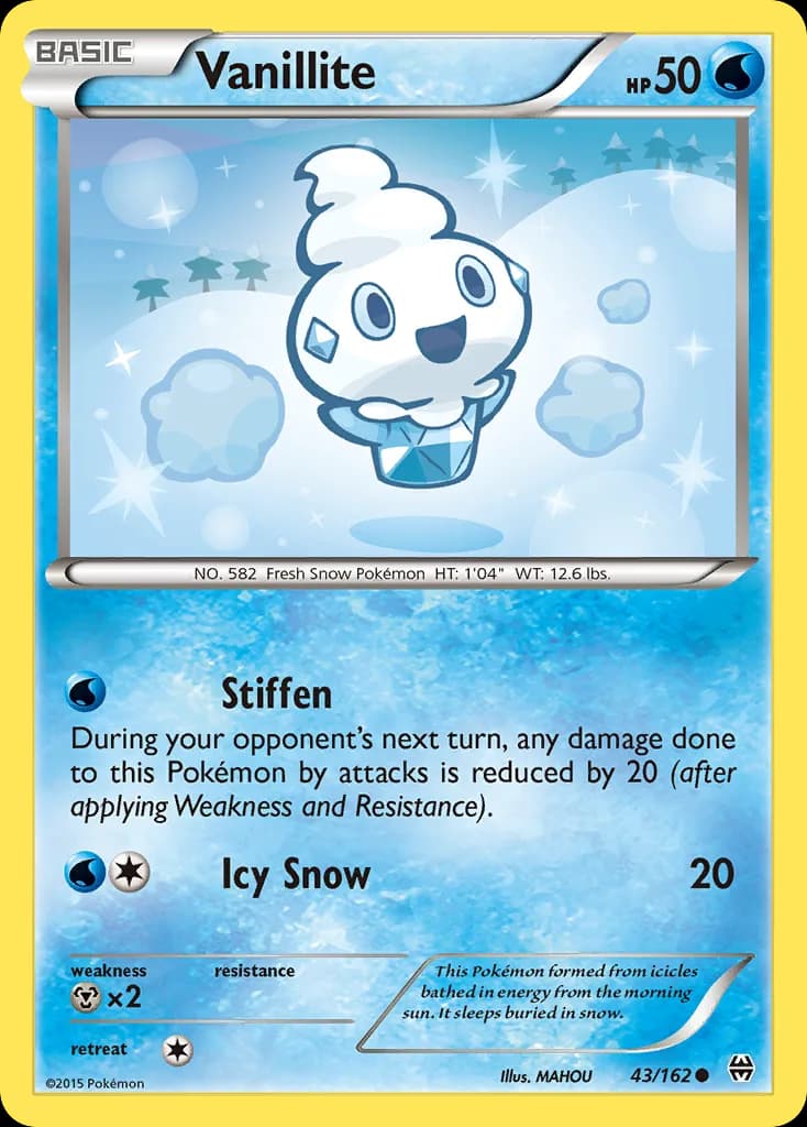 BREAKthrough Vanillite card front, 43/162