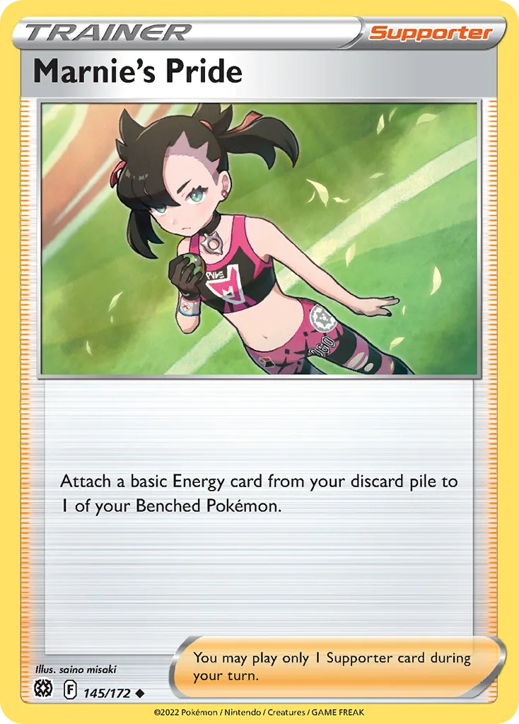 Brilliant Stars Marnie's Pride card front, 145/172