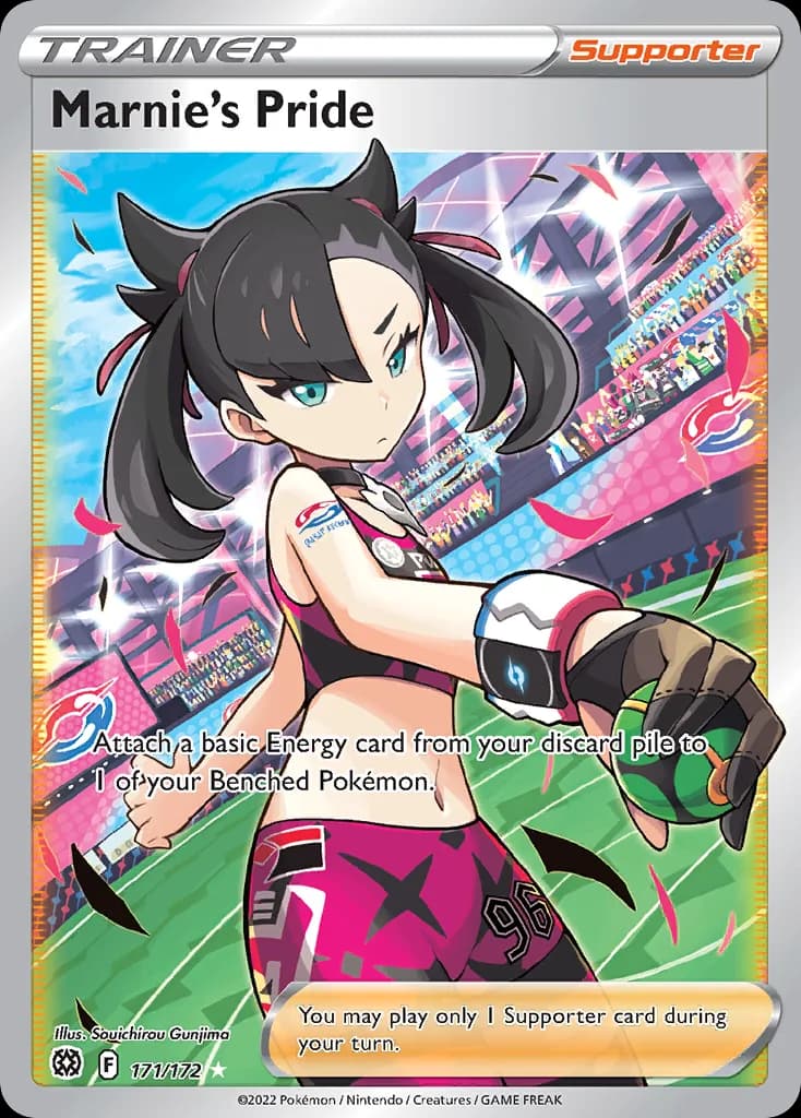 Brilliant Stars Marnie's Pride card front, 171/172