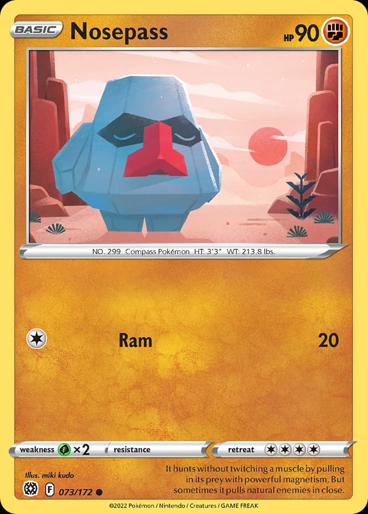 Brilliant Stars Nosepass card front, 73/172