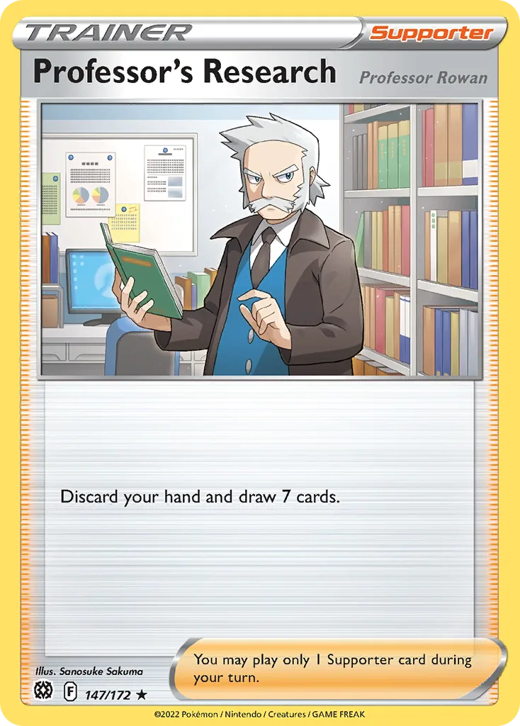 Brilliant Stars Professor's Research card front, 147/172