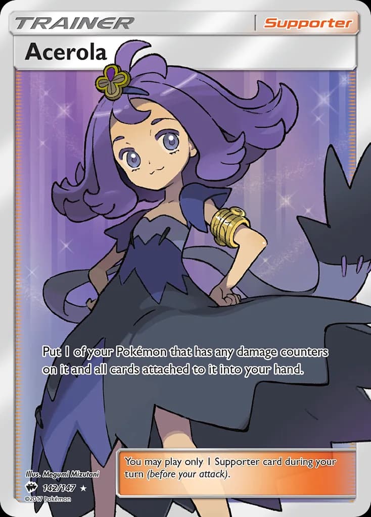 Burning Shadows Acerola card front, 142/147