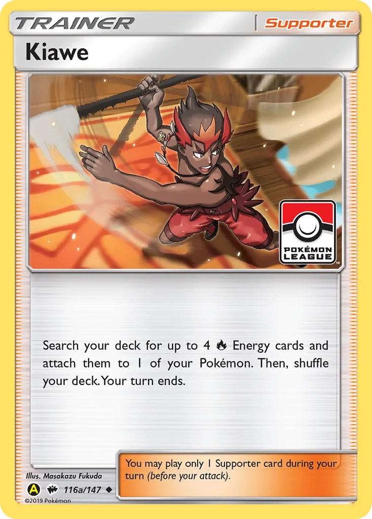 Burning Shadows Kiawe card front, 116a/147