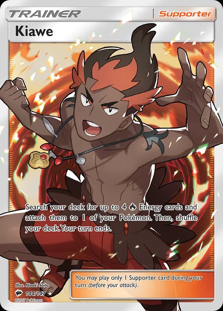 Burning Shadows Kiawe card front, 144/147